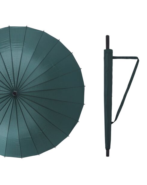 Parapluie long vert foncé