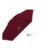 Parapluie pliant rouge bordeaux