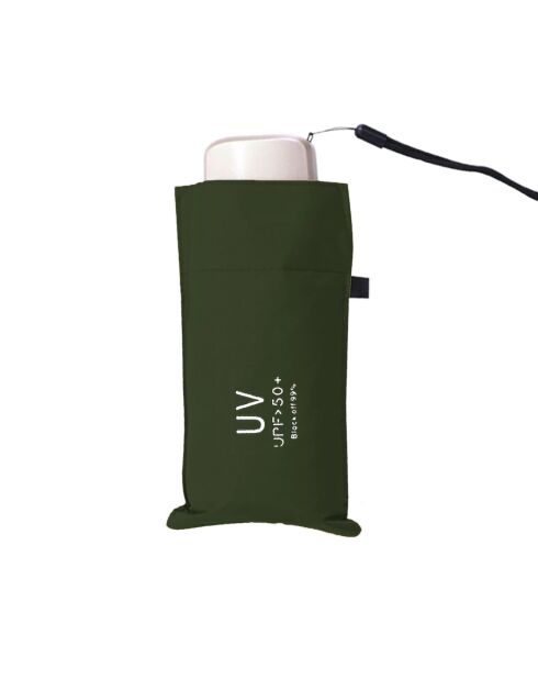 Parapluie pliant vert foncé