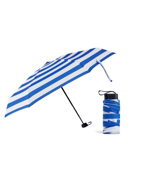 Miniparaguas azul/blanco