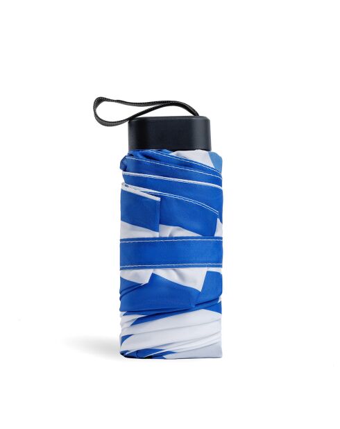 Miniparaguas azul/blanco