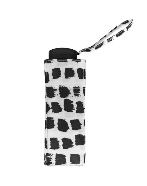 Parapluie pliant noir/blanc