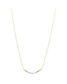 Collier en plaqué Or Jaune & Amazonite vert