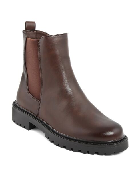 Chelsea Boots Mia marron