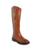 Bottes Romy marron  - Talon 4 cm