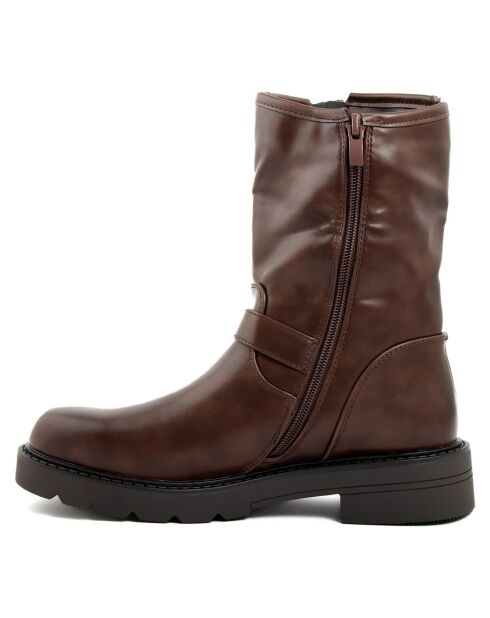 Bottines Joséphine marron - Talon 4.5 cm