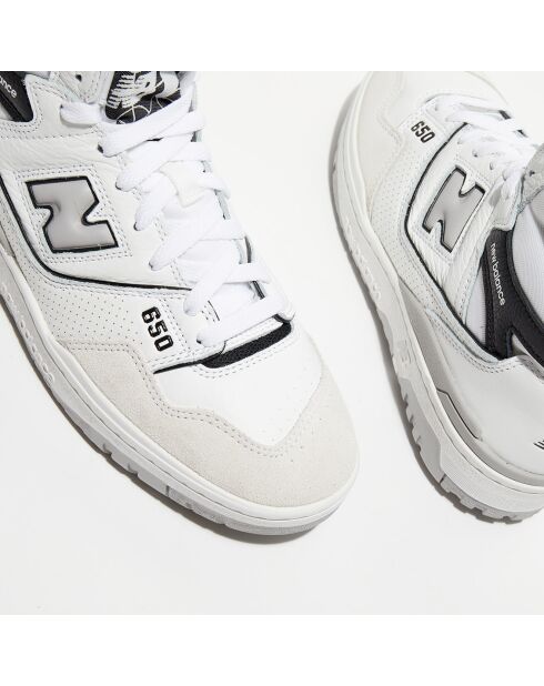 Baskets 650 blanc/noir