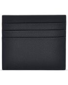 Porte-cartes simple Saint Germain noir - 10x9x0.3 cm