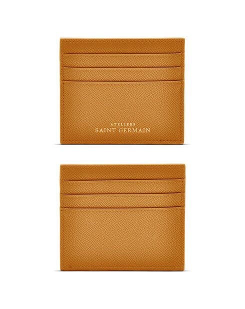 Porte-cartes simple Saint Germain marron - 10x9x0.3 cm