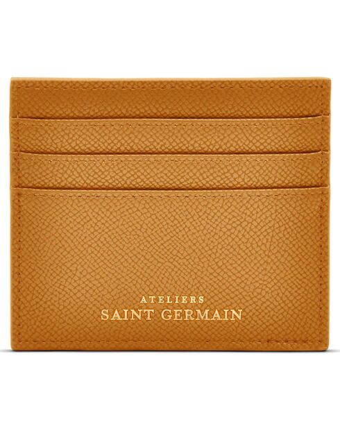 Porte-cartes simple Saint Germain marron - 10x9x0.3 cm