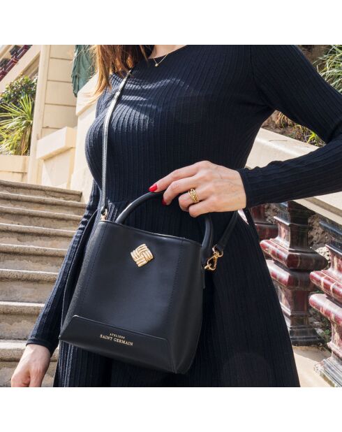 Sac Seau Auteuil noir - 17x17x10 cm