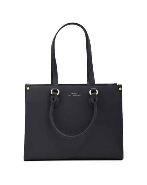 Sac cabas Cabourg noir - 36x28.5x13.5 cm