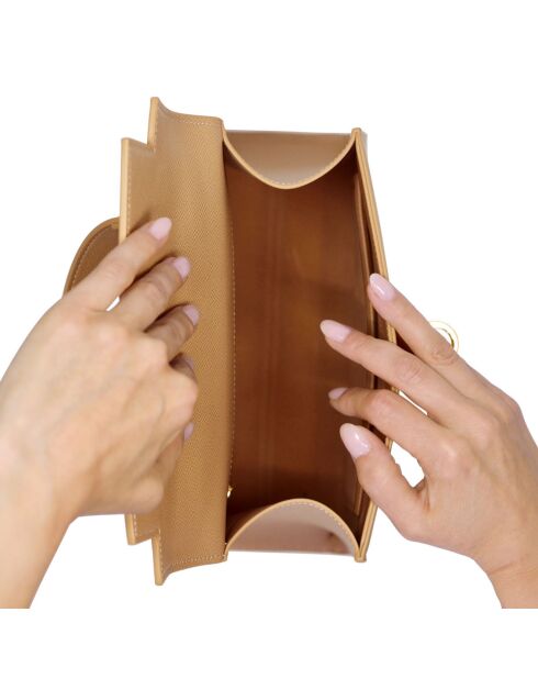 Sac à main Cannes beige - 26x20x11 cm