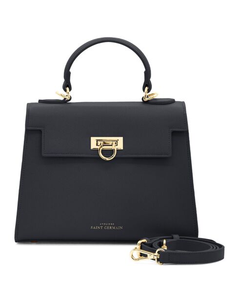 Sac à main Cannes noir - 26x20x11 cm