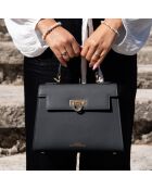 Sac à main Cannes noir - 26x20x11 cm