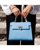 Sac à main Cannes bleu - 26x20x11 cm