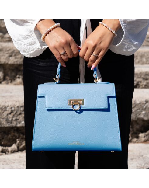 Sac à main Cannes bleu - 26x20x11 cm