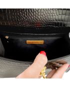 Sac à main Cannes noir - 27x20x11 cm