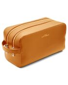 Trousse de Toilette Chatel marron - 27.5x15.5x12.5 cm