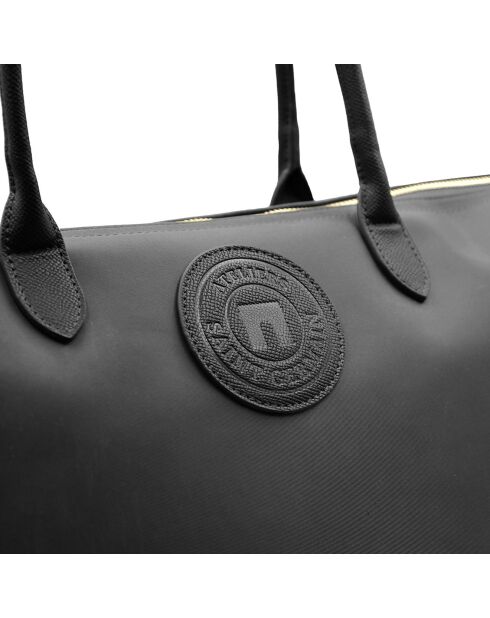 Sac porté épaule Etretat grand modèle noir - 42x25x19 cm