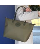 Sac porté épaule Etretat vert kaki - 42x25x19 cm