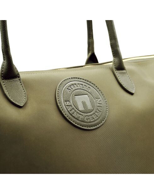 Sac porté épaule Etretat grand modèle vert kaki - 42x25x19 cm