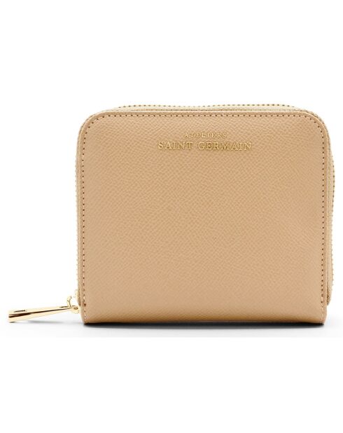 Porte-monnaie Eze beige - 12.5x10.5x2.5 cm
