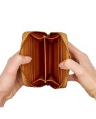 Porte-monnaie Eze marron - 12.5x10.5x2.5 cm
