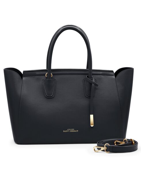 Sac cabas Levallois noir - 35x24x19 cm