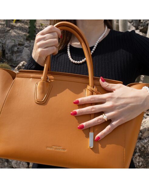 Sac cabas Levallois marron - 35x24x19 cm