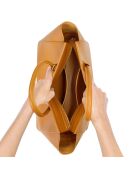 Sac cabas Levallois marron - 35x24x19 cm