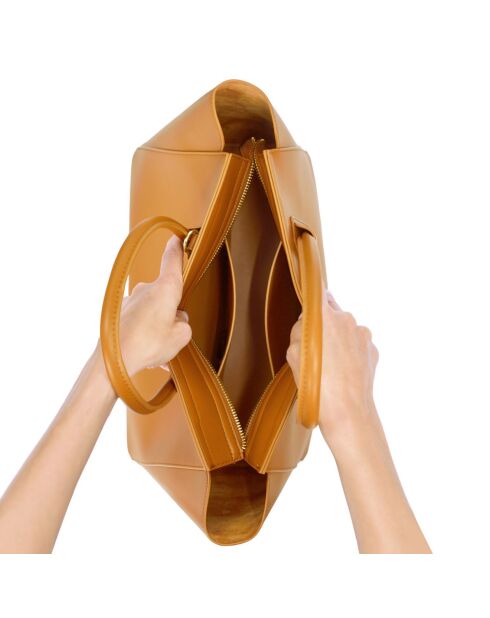 Sac cabas Levallois marron - 35x24x19 cm
