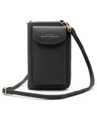 Funda negra para smartphone London - 13x17x5 cm
