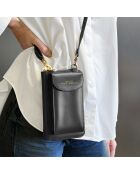 Funda negra para smartphone London - 13x17x5 cm