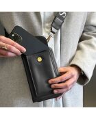Funda negra para smartphone London - 13x17x5 cm