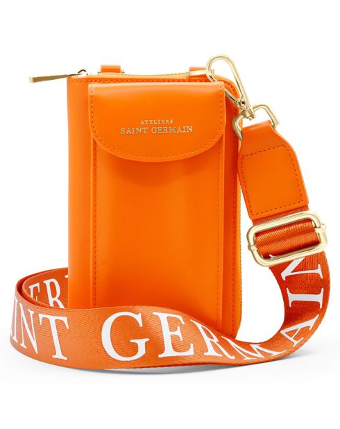 Étui Smartphone London orange - 15x17x5 cm