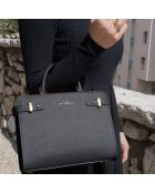 Sac à main Massy noir - 25x19x10 cm