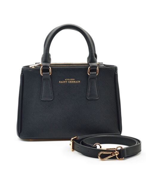 Bolso negro Neuilly - 23x16x10 cm