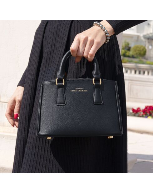 Bolso negro Neuilly - 23x16x10 cm