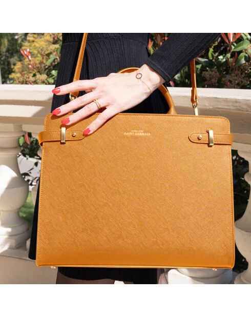 Sac à main Orsay marron - 33x26x12 cm