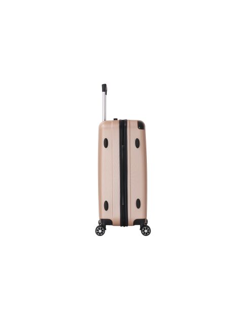 Valise Moyen Séjour Bari 65 cm rose doré
