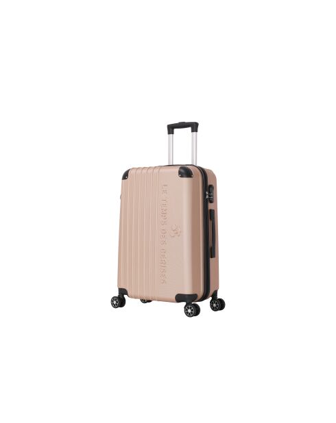 Valise Moyen Séjour Bari 65 cm rose doré