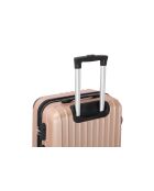 Valise Moyen Séjour Bari 65 cm rose doré