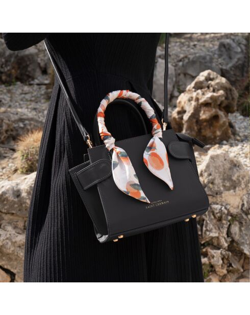 Sac à main Passy noir - 19x17x9 cm