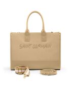 Sac cabas Quartier beige - 39.5x29x15 cm