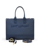 Sac cabas Quartier bleu marine - 39.5x29x15 cm