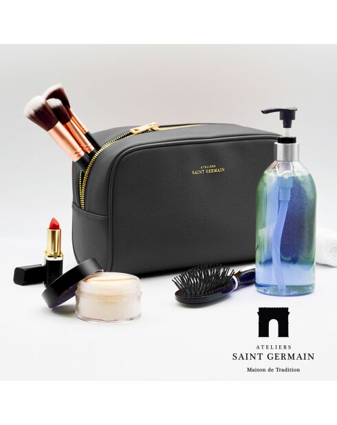 Trousse de Toilette Saint Amand noir - 26x16x11 cm
