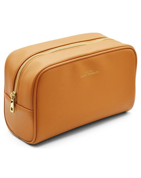 Trousse de Toilette Saint Amand marron - 26x16x11 cm