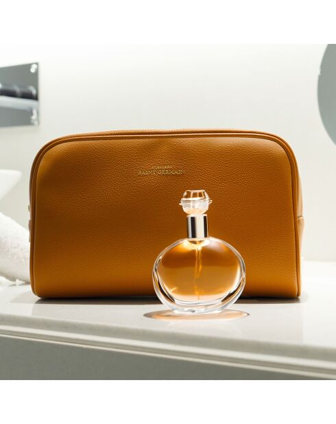 Trousse de Toilette Saint Amand marron - 26x16x11 cm