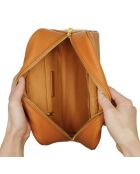 Trousse de Toilette Saint Amand marron - 26x16x11 cm